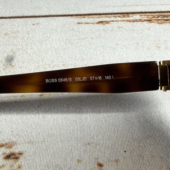 Hugo Boss 0846/S Sunglasses Frames Only | Replacement | Turquoise | Pre-Owned - Picture 6 of 7